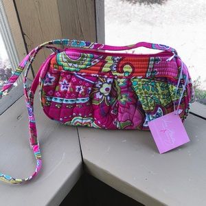 🌟 Vera Bradley Frannie Crossbody Pink Swirls🌟